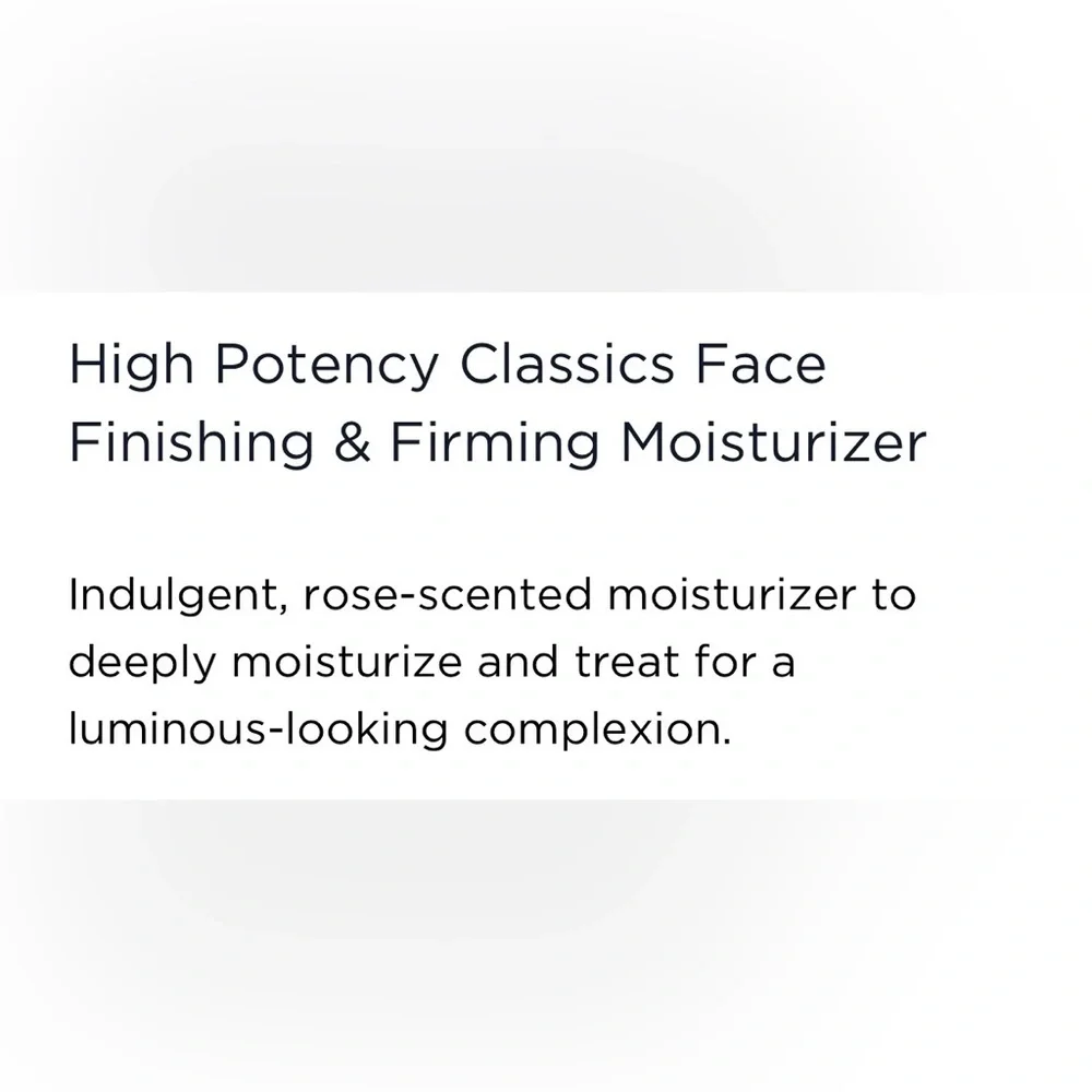 Perricone MD High Potency Classics Face Finishing & Firming Moisturizer